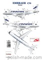 K- Embraer 170 Alitalia/Finnair - 1/144 