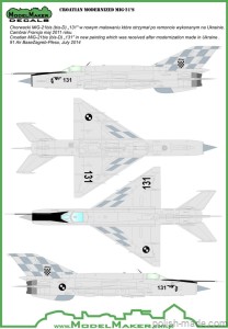 D48043 Mig-21 Modernize Croatian