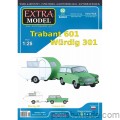 EX092 - 6/2023 - Trabant 601 Wurdig 301 - 1:25
