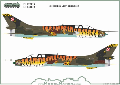 D72119 Su-22UM-3K „707" Tiger 2017