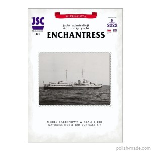 JSC-421 - ENCHANTRESS jacht admiralicji - 1/400
