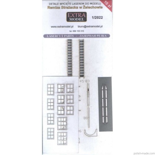 EX083-L-1 - Remiza Strażacka w Żelechowie el.laser - 1/87 