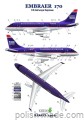 K- Embraer EMB170 US Airways Express / United Express - 1/144