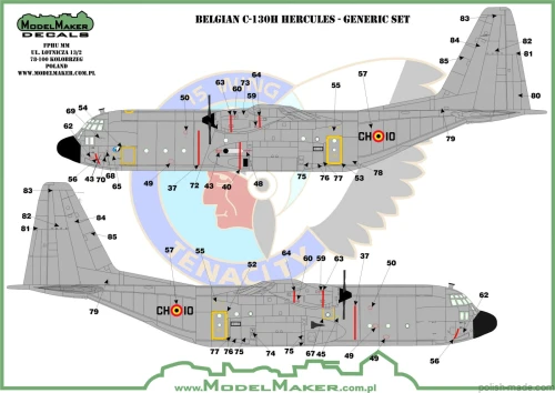 D72189 Belgian C-130H Hercules - Generic set