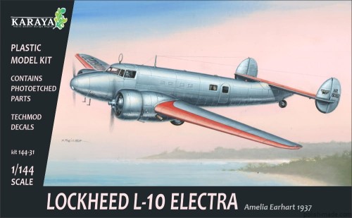 Lockheed L-10 Electra Amelia Earhart 1937 - 1/144