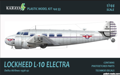 Lockheed L-10 Electra Delta Airlines 1936-42 - 1/144