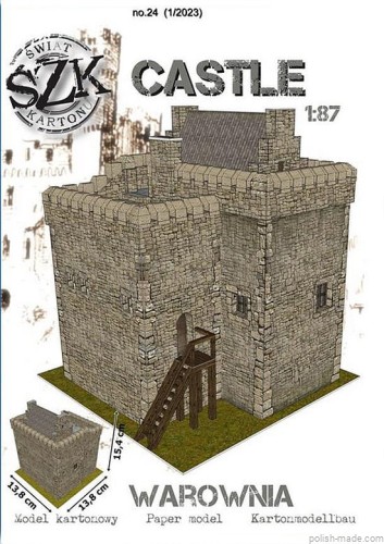 CASTLE - Kamienna warownia średniowieczna - C24 - 1/87(H0)