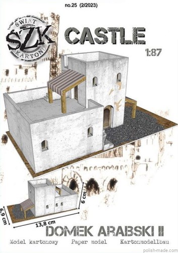 CASTLE - Domek arabski II - C25 - 1/87(H0)