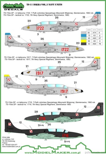 D72039 TS-11 Iskra in Polish service vol.3 Navy Units