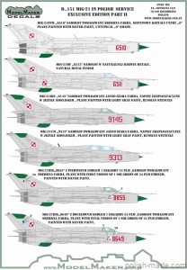 D72151 MiG-21 w polskiej służbie - Edycja ekskluzywna cz.2