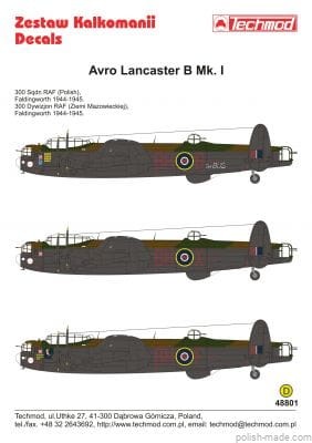 48801 - Avro Lancaster B Mk. I - 300 dyw. polski