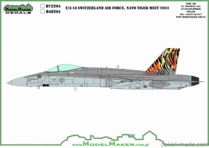 D48204 F/A-18C Switzerland Air Force, NATO Tiger Meet 2023