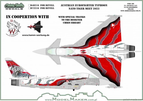 D48216 Austrian Eurofighter Typhoon NATO Tiger Meet 2023