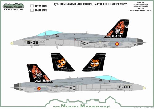 D48199 - Spanish F/A-18 NATO Tiger Meet 2022