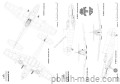 TOPDRAWINGS 134 - Messerchmitt Bf 109  E-1/E-3/E-4/E-7 models