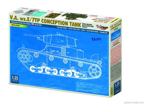 V.A. wz.E/7TP CONCEPTION TANK - 350001  - 1/35