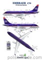 EMBRAER 170 US Airways/ United Express- 1/144