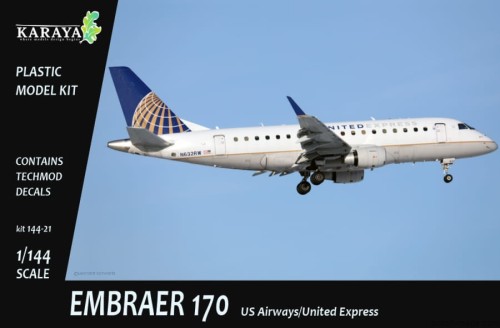 EMBRAER 170 US Airways/ United Express- 1/144