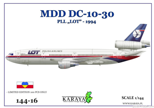DOUGLAS DC-10-30 PLL 'LOT' 1994 - 1/144