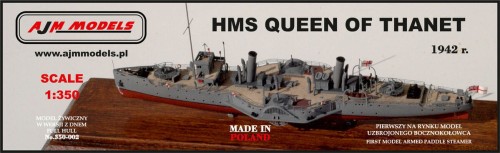 HMS QUEEN OF THANET 1941r - 1/350