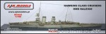 HAWKINS CLASS CRUISERS 'HMS RALEIGH' - 1/700