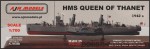 HMS QUEEN OF THANET 1942r - 700-002 - 1/700