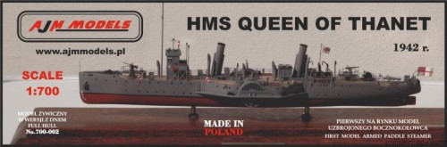 HMS QUEEN OF THANET 1942r - 700-002 - 1/700