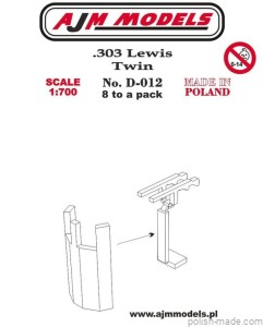 Podwójnie sprzężone karabiny Lewisa kal. 303 - D-012 - 1/700