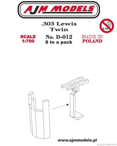 Podwójnie sprzężone karabiny Lewisa kal. 303 - D-012 - 1/700