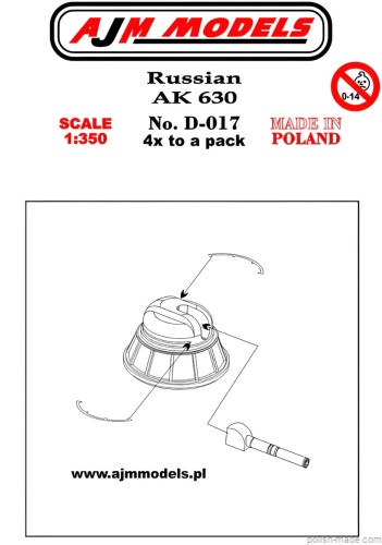 Russian AK 630 - 1/350