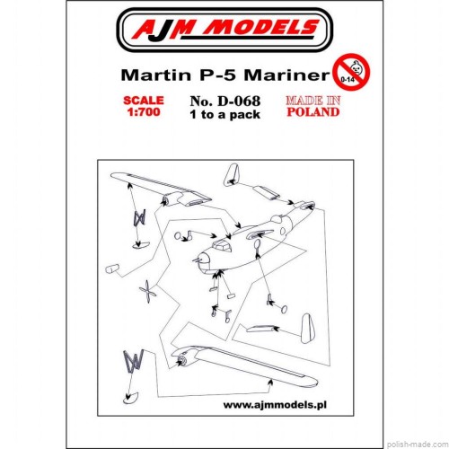 Martin P-5 Mariner (1 szt) - D-068 - 1/700