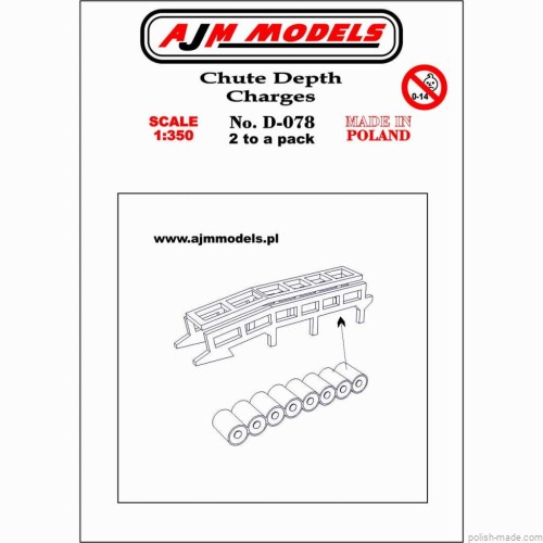 Zrzutnie bomb głębinowych (długie)(2 szt.) - 1/350