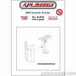 Podwójnie sprzężone karabiny Lewisa kal. 303 (4 szt) - 1/350