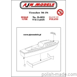 36-stopowa łódź pomocnicza (4 szt.) - 1/700