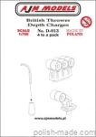 Brytyjskie Miotacze Bomb Głębinowych (4 szt) - 1/700