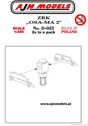 ZRK 'OSA-MA 2' (2 szt) - 1/350