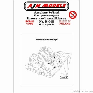 Winda kotwiczna dla statków pasażerskich (4 szt) - 1/700