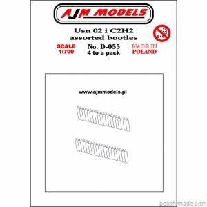 USN 02 Butle z acetylenem (4 zestawy) - 1/700