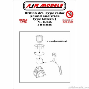Radar typu British 271 (2 szt.) - 1/700