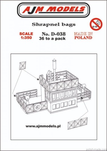 Worki na odłamki (36 szt.) - D-038 - 1/350
