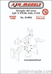 Single 40 mm QF 2 PDR Mk. VIII (2 szt.) - 1/350