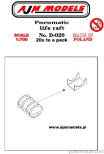 Pneumatyczna łódź ratunkow (20 szt.) - 1/700