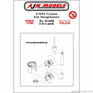 Dźwig do hydroplanów (2 szt) - 1/700