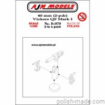 Działo Vickers QF Mark I kal. 40 mm (2-pdr)(2 szt.) - D-070 - 1/350