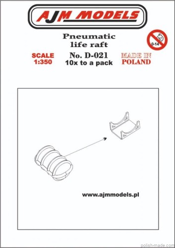 Pneumatyczna łódź ratunkow (10 szt.) - 1/350