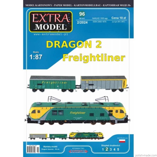 EX096 - 2/2024 - DRAGON 2 Freightliner - 1:87(H0)