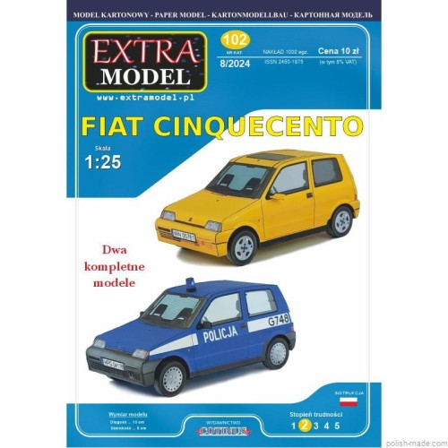 EX0102 - 8/2024 - FIAT Cinquecento - 1:25 
