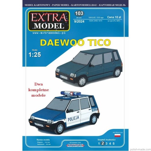 EX0103 - 8/2024 - DEAWOO Tico - 1:25 