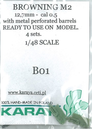Browning M2 12,7mm - B01 - 1/48