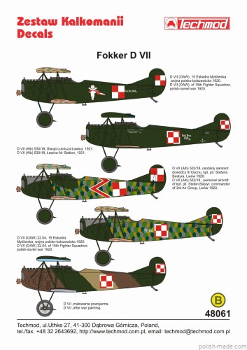 48061 Fokker D VII - 1/48